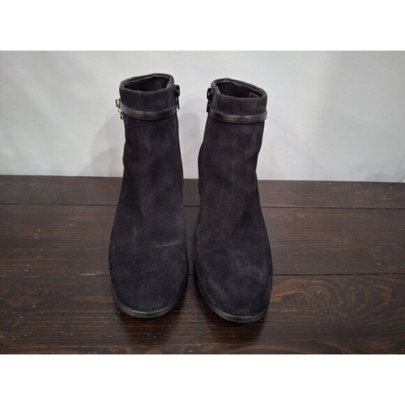 Kate Spade New York Madison  Black Suede Leather Booties/Pre-owned, Sz. 9B EUC - Picture 6 of 12